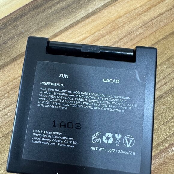 Araceli Azteca Eyes Eyeshadow Duo - Sun & Cacao - Picture 3 of 3